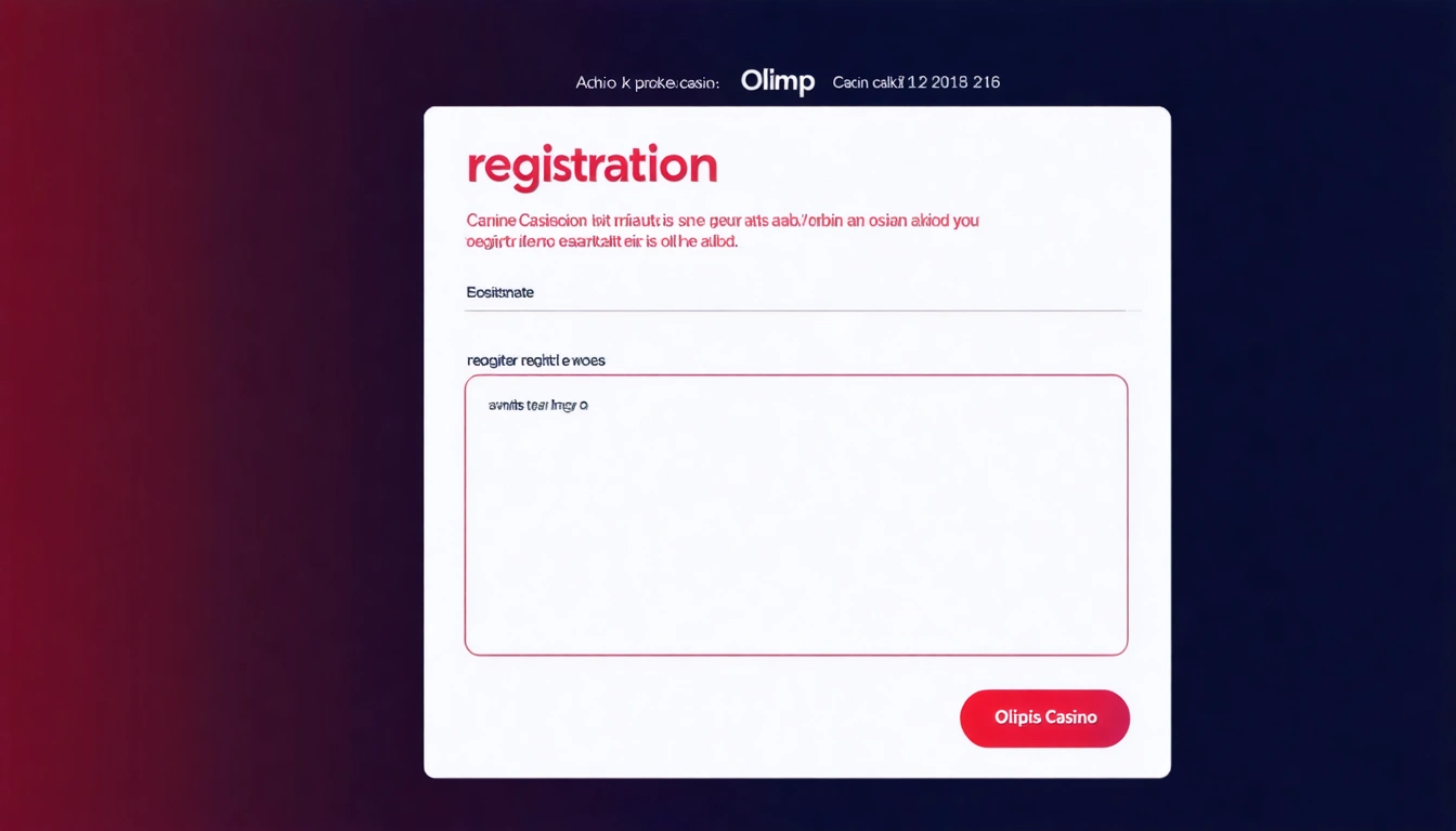 registration Olimp Casino
